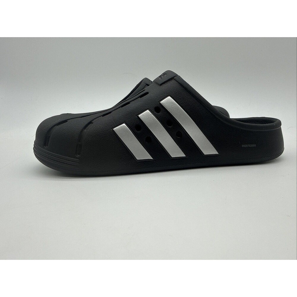 Adidas Adilette GZ5886  Unisex Black Round Toe Slip-On Clogs Size 5M, 6W - Picture 4 of 13